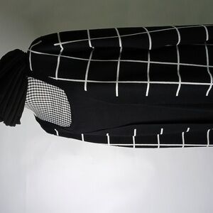 Mock Dress And Coat set  Black and White Long Sleeve  New